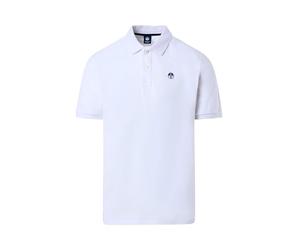NORTH SAILS Polo à manches courtes pour homme avec col et boutons Article 692451 Basic Polo à manches courtes, Blanc., M