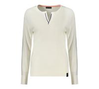 North Sails - Polo à manches longues - Femme - Pulls - Blanc - Taille: 36 FR