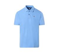 North Sails Polo pour homme en piqué de coton à manches courtes - Coupe régulière, Bleu clair., Medium