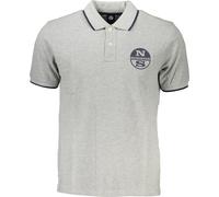 North Sails Polo gris avec détails contrastés : Taille - S Taille : S