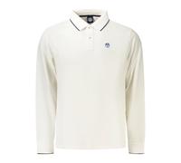 North Sails - Polo Manches Longues Basique - Homme - Tops - Blanc - Taille: 3XL