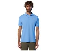 North Sails Polo pour homme en piqué de coton à manches courtes - Coupe régulière, Bleu clair., Medium