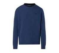 NORTH SAILS Pull en cachemire pour homme avec logo brodé sur la poitrine, Blue Melange, Large
