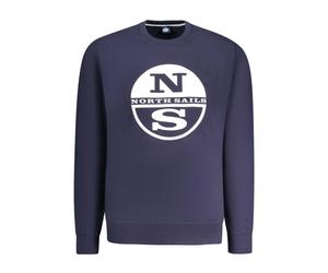 North Sails - Pull en Tricot de Coton Bleu - Homme - Sweatshirts et sweats à capuche - Bleu - Taille: S