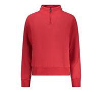 North Sails, Femme, Sweatshirts et sweats à capuche, Rouge, Taille: 40 FR Pull hiver molletonné à demi-zip