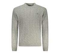 North Sails - Pull ras du cou en maille torsadée - Homme - Pulls - Gris - Taille: XL