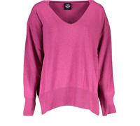 North Sails Pullover femme manches longues col V "Viola" - Confort durable et élégant en rose tendre : Taille - S Taille : S