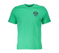 North Sails - Short Sleeve Crew Neck T-Shirt - Homme - Tops - Vert - Taille: XL