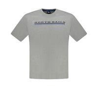 North Sails - Short Sleeve T-Shirt - Homme - Tops - Gris - Taille: S