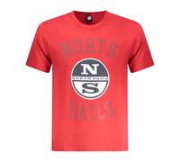 North Sails - Short Sleeve T-Shirt - Homme - Tops - Rouge - Taille: S