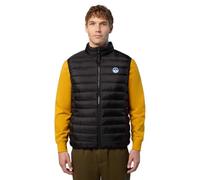 NORTH SAILS Skye Vest Gilet pour homme en tissu micro-ripstop recyclé avec revêtement hydrofuge et rembourrage en REPREVE, Noir , M
