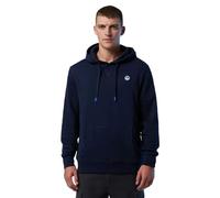 NORTH SAILS Sweat à capuche pour homme avec mini logo et poche porte-bébé, bleu marine, M