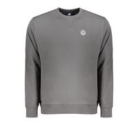 North Sails, Homme, Sweatshirts et sweats à capuche, Gris, Taille: XL SweaT-shirt en Coton Gris avec Logo Appliqué