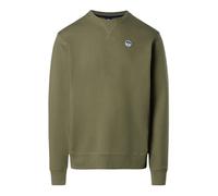 North Sails - SweaT-shirt en Coton avec Logo Manches Longues - Homme - Sweatshirts et sweats à capuche - Vert - Taille: L