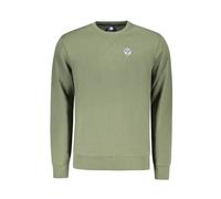 North Sails - SweaT-shirt en Coton Vert avec Logo Appliqué - Homme - Sweatshirts et sweats à capuche - Vert - Taille: S