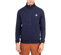 NORTH SAILS - Sweat-shirt Homme avec Zip et Logo, bleu marine, XXL