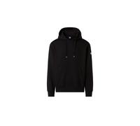 North Sails, Homme, Sweatshirts et sweats à capuche, Noir, Taille: S Felpa manica lunga hoodie costine laterali