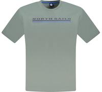 North Sails T-shirt à manches courtes avec logo et col rond : Taille - S Taille : S