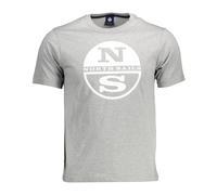 North Sails - T-shirt à manches courtes - Homme - Tops - Gris - Taille: 2XL