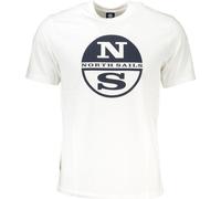 North Sails T-shirt blanc à voile : Taille - S Taille : S