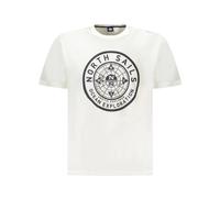 North Sails - T-shirt en coton - Homme - Tops - Blanc - Taille: 3XL