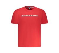 North Sails - T-shirt en coton rouge pour hommes - Homme - Tops - Rouge - Taille: 3XL