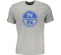 North Sails T-shirt gris 902832000 : Taille - S Taille : S