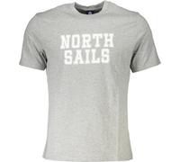 North Sails T-shirt gris avec logo : Taille - S Taille : S