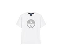 North Sails T-shirt maglia maglietta BIG LOGO cotone BIO 693146-C001