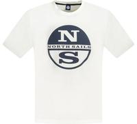 North Sails T-shirt, manches courtes, col rond, logo imprimé : Taille - S Taille : S
