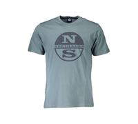 North Sails T-shirt Homme Logo en coton Manches courtes Vert Taille L