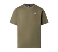 North Sails - T-shirt Militaire Logo Attitude Quotidienne Essentielle - Homme - Tops - Vert - Taille: M