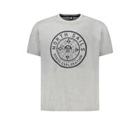 North Sails - T-shirt Ocean Explorer Graphique - Homme - Tops - Gris - Taille: S