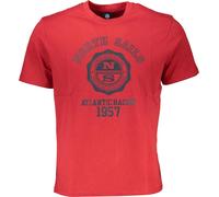 North Sails T-shirt rouge à voile avec logo : Taille - S Taille : S