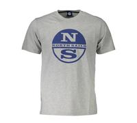 North Sails - T-shirt simple avec une touche nautique - Homme - Tops - Gris - Taille: M
