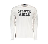 North Sails - Tee à Manches Longues Col Rond - Homme - Tops - Blanc - Taille: 3XL