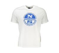 North Sails - Tee Logo Cercle - Homme - Tops - Blanc - Taille: S