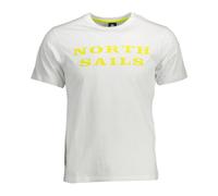 North Sails - Tee Logo Imprimé Style Casual - Homme - Tops - Blanc - Taille: 2XL