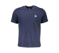 North Sails - Tee Manches Courtes Col Rond - Homme - Tops - Bleu - Taille: 2XL