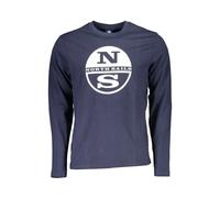 North Sails - Tee-shirt à Manches Longues avec Impression Logo - Homme - Tops - Bleu - Taille: XL