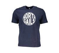 North Sails - Tee-shirt avec logo imprimé - Homme - Tops - Bleu - Taille: XL