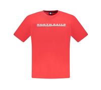 North Sails - Tee-shirt col rond rouge - Homme - Tops - Rouge - Taille: XL