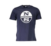 North Sails - Tee-shirt en Coton d'Essence Nautique - Homme - Tops - Bleu - Taille: M