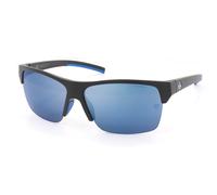 North Sails Unisex Magellano NS058 Lunettes de soleil Plastique Noir Bleu Carré Polarisé