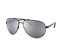 North Sails Unisex Marco NS045 Lunettes de soleil Métal Noir Argent Pilote Polarisé