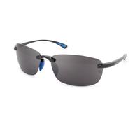 North Sails Unisex Vega NS005 Lunettes de soleil Plastique Noir Gris Carré Polarisé