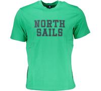 North Sails Vert T-shirt avec logo et col rond : Taille - S Taille : S