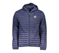 North Sails, Homme, Vestes, Bleu, Taille: XL Veste Bleue à Capuche avec Poches et Logo