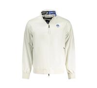 North Sails - Veste en Polyamide Blanc avec Poches et Logo - Homme - Vestes - Blanc - Taille: L