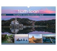 North Spain, the authentic and undiscovered side of Spain (Wall Calendar 2026 DIN A3 landscape), CALVENDO 12 Month Wall Calendar: Beyond a typical ... offers an unique landscape and seascape.
